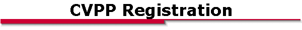 CVPP Registration